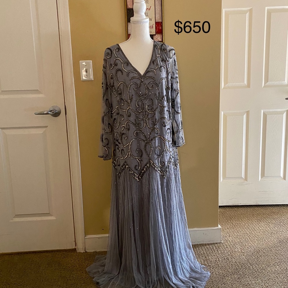 Gray Sequin Dress